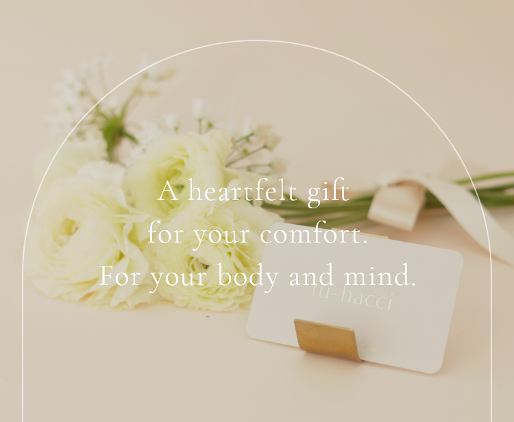 A heartfelt gift for your comfort.