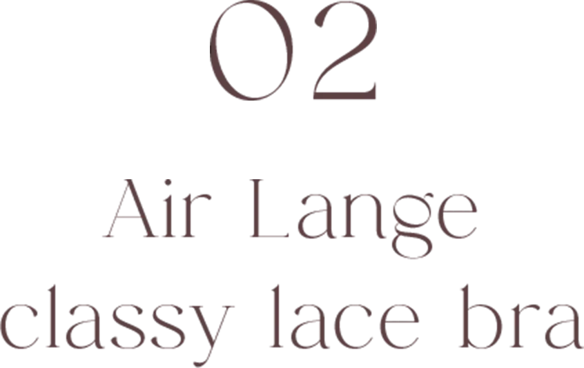 02 Air Lange classy lace bra